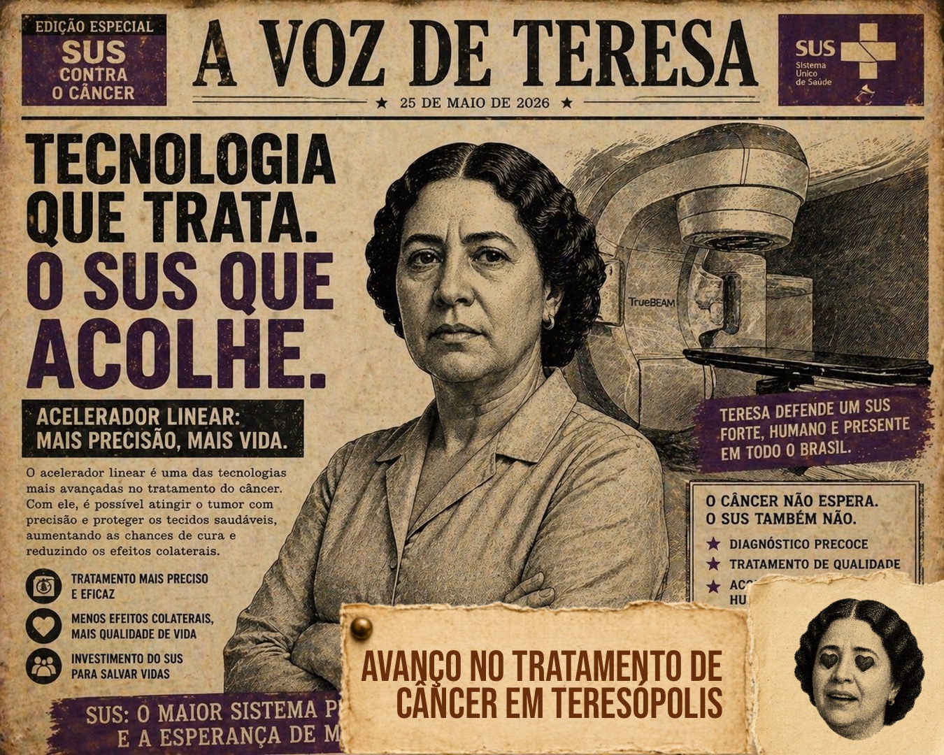 Avanço no tratamento de câncer em Teresópolis